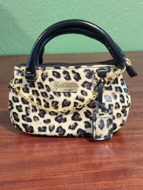 Lori Greiner Leopard Print Mini Purse